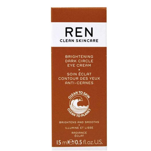 REN Clean Skincare Brightening Dark Circle Eye Cream 0.5 fl oz/15 ml - VEGAN NIB - Picture 1 of 8